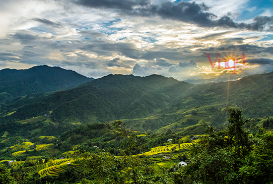 thung lũng ruộng bậc thang trải rộng đẹp mê hồn